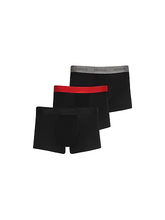 HUGO | Pants 3er Pkg. black | 